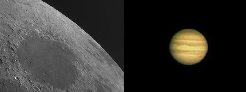 Webcam Telescope: How to Use a Webcam with a Telescope 2 Moon and Jupiter with telescope webcam