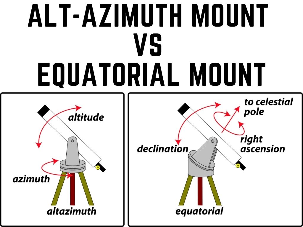 Alt-Azimuth Mount vs Equatorial Mount – What To Choose?