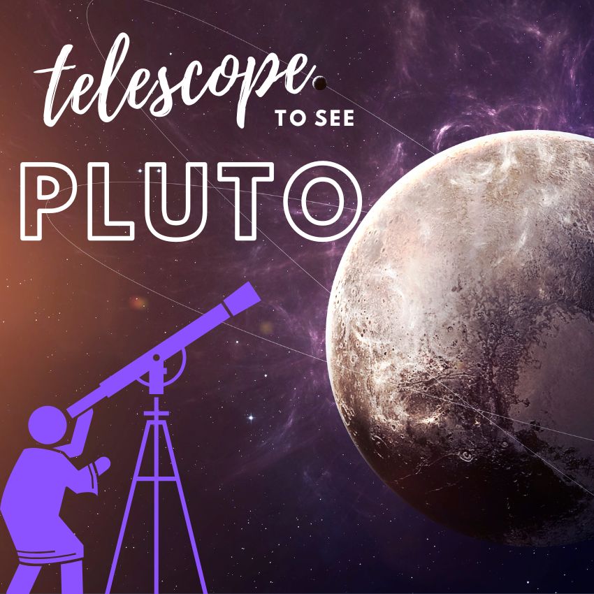 pluto in a telescope
