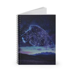 Celestial Orion Lion – Spiral Notebook