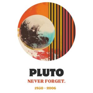 Pluto Never Forget – Men’s T-Shirt