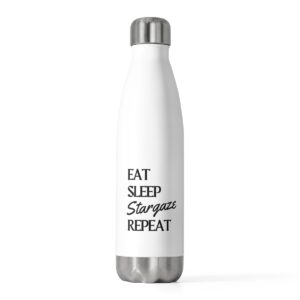 Eat. Sleep. Stargaze. Repeat – Insulated Bottle